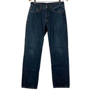 Levis 514 Jeans Men 32x32‎ Straight Fit Jeans Dark Wash Denim Pants